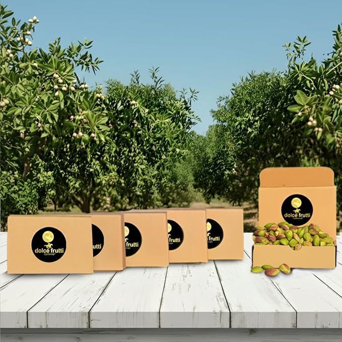 Dolce Frutti Raw Shelled Pistachios- 5 Lbs Organic No Shells Unsalted Kernels Non-GMO Crunchy Pistachio Nuts Healthy Snacks Perfect for Baking &amp Cooking