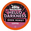 Java Factory Coffee Pods Dark Roast Coffee for Keurig K Cup Brewers Hello Darkness 80 Count