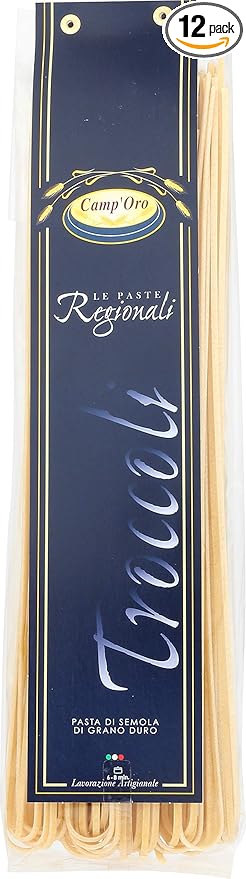 Camp'Oro Le Regionali Troccoli Pasta Pack of 12 (16 Ounce) Bag