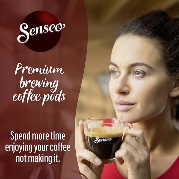 Senseo Mild Light Roast Coffee Pods 16 Count (Pack of 10) - Single Serve Coffee Pods Bulk Pack for Senseo Coffee Machine - Compostable Coffee Pods for Hot or Iced Coffee Cold Brew Coffee