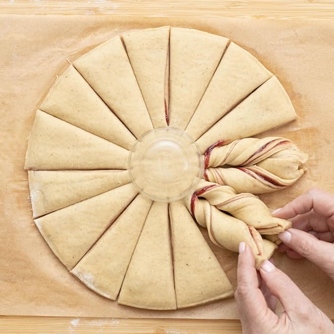 CrumbleCrate Raspberry Star Bread DIY Baking Kit | Artisan Bread Making Set for Adults | Pre-Measured Ingredients &amp Tools | Baking Gift