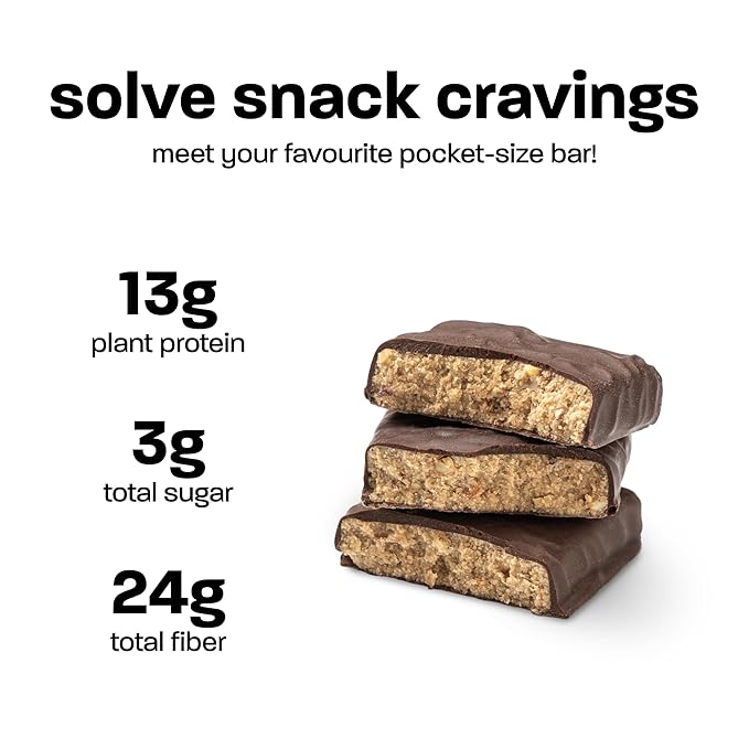 smul Plant Based Protein Bar – Cherry Almond – 13g Protein Only 3g Sugar Gluten Free Non-GMO Vegan Dairy Free – High Fiber Snack to Satisfy and Sustain – 12 Pack