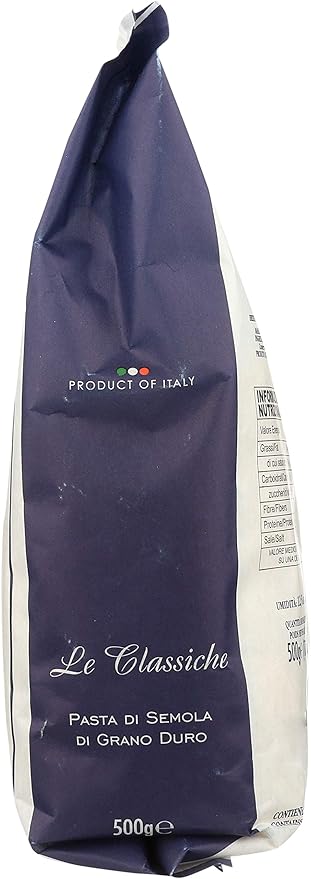 Camp'Oro Le Classiche: Authentic Bronze Die Cut Penne Rigate Italian Pasta - 17.6 Ounce (Pack of 12)