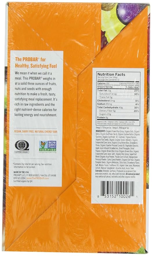 Probar Superfruit Bar 12x3oz