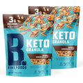B. Fine Foods - Keto Granola High Protein Snack - Double Chocolate Chip - Breakfast Blend of Coconut Seeds &amp Nuts - 3g Net Carbs Gluten &amp Grain-Free Kosher &amp Contains Nuts (9oz 2 Pack)