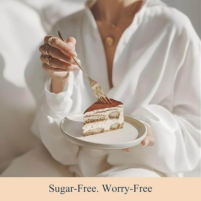 ANDY ANAND CHOCOLATIER Sugar Free Gourmet Tiramisu Mousse Chiffon Cake Decadent Delight! Velvety Baked Fresh Daily Fresh and Natural Ingredients No Preservatives Amazingly Delicious and Light (2.2