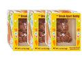 Break Apart Bunny Easter Chocolate Bunnies(milk chocolate bunny filled with carrot-shaped gummy candies 2.47oz (3 pack)