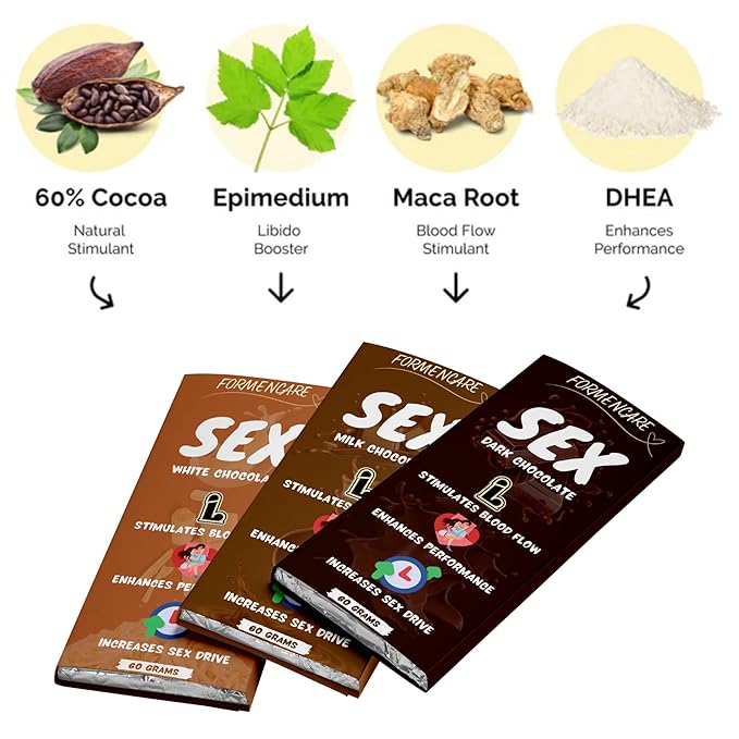 Formencare Chocolate Bar 60 Grams | Luxurious Chocolate for Uplifting Mood &amp Vitality | Ideal for Men &amp Women Vegetarian &amp Gluten-Free Delight (60 Grams Milk Chocolate)