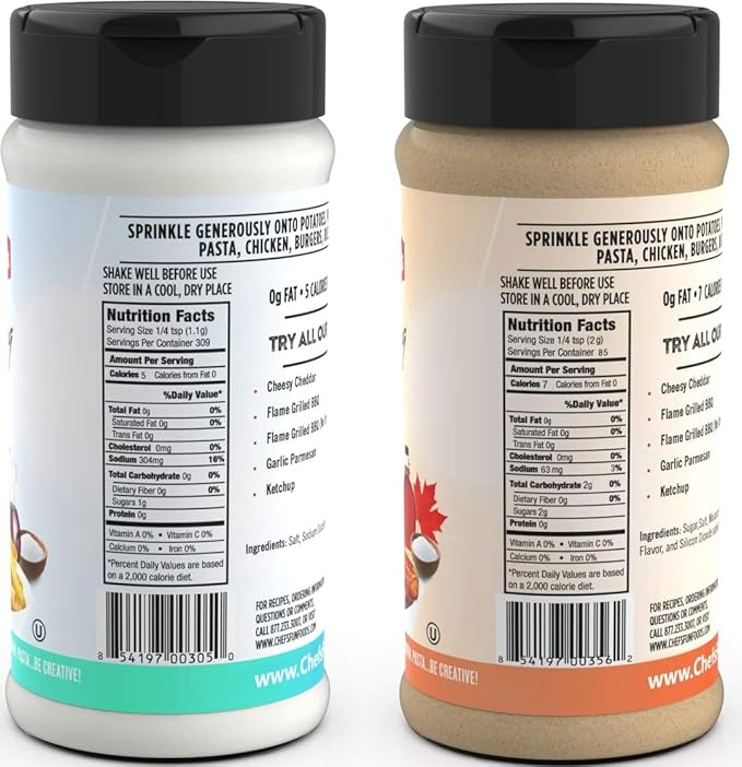 Chef's Fun Foods - Gourmet Fries Seasoning &amp Rub Mix | Kosher Food for Restaurants and Home Cooks | No MSG or Fillers | Great for Fried Foods BBQ Chicken Wings &amp More… (Combo)