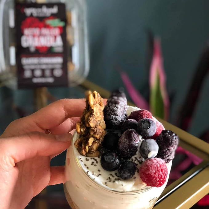 Keto Paleo Granola You Are Loved Foods | Delicious Nut and Seed Clusters | 2G Net Carbs 5G Protein 160 Calorie | Gluten Free Grain Free Paleo Vegan | Classic Cinnamon 15 oz