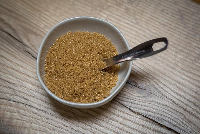 Organic Brown Sugar Bulk Resealable bag (3lb) - raw Light Brown sugar for Baking Kitchen sweetener Glazes &amp More - Made with Organic Molasses for a Sweet and Flavorful Taste
