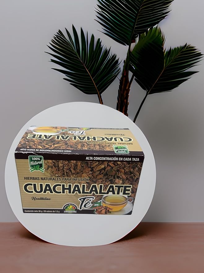 CUACHALALATE TEA 20 tea bags NATURAL HERBS INFUSION 100% NATURAL HIGH CONCETRATION ON EACH CUP CUACHALALATE TE