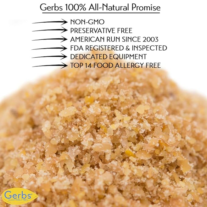 GERBS Flax Seed Meal 2 LBS. Premium Grade | Freshly Harvested &amp Packaged in Resealable Bulk Bag | Non-GMO Keto &amp Paleo Cleared | Improves digestion &amp Relieves constipation | Gluten Peanut