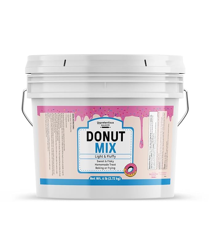 Unpretentious Raised Donut Mix 1 Gallon Baking &amp Frying Light &amp Fluffy Tender &amp Flaky (96 Ounce)