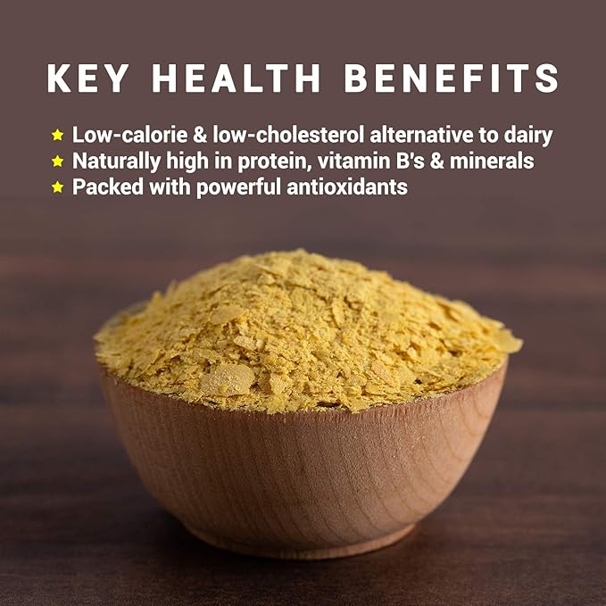 Gloriously Noochy Licious - Premium Vegan Cheese Alternative | Nutritional Yeast Flakes | Non-GMO Gluten-Free Dairy-Free Low-Calorie | Ideal for Vegan Mac &amp Cheese Pizza Sauces &amp More - 1