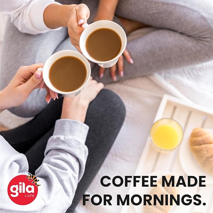 GILA Café Decaf Aluminum Coffee Capsules – Dark Roast Espresso Pods Compatible with Nespresso Original Machines – 100% Arabica Naturally Water-Processed 10 Count