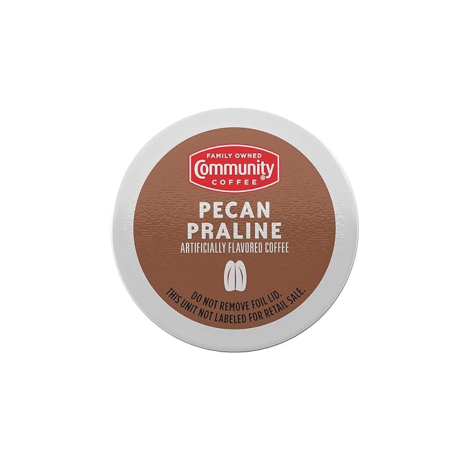Community Coffee Pecan Praline Flavored 36 Count Coffee Pods Medium Roast Compatible with Keurig 2.0 K-Cup Brewers 36 Count (Pack of 1)