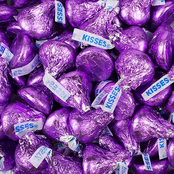 124 Pcs Purple Basketball Party Candy Favors Chocolate Mix Let the Madness Begin (1.52 lbs Approx. 124 Pcs)