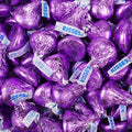 375 Pcs Purple Candy Kisses Milk Chocolate (3.75 lb Bag Approx. 375 Pieces)