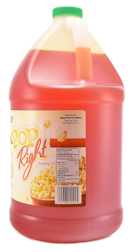 Snappy Pop Rite Popcorn Oil 1 Gallon