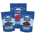 Thousand Lakes Freeze Dried Cherries Blueberries and Raspberries | 100% Fruit No Additives No Added Sugar