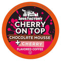 Java Factory Flavored Coffee Pods Cherry On Top Compatible with K Cup Brewers 40 Count
