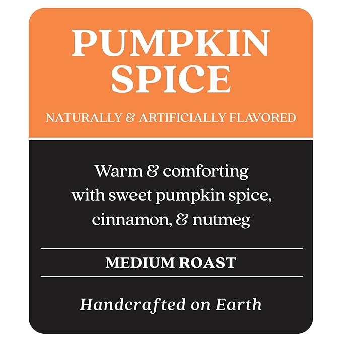 Copper Moon Single Serve Coffee Pods for Keurig K-Cup Brewers Medium Roast Pumpkin Spice Blend 72 Count