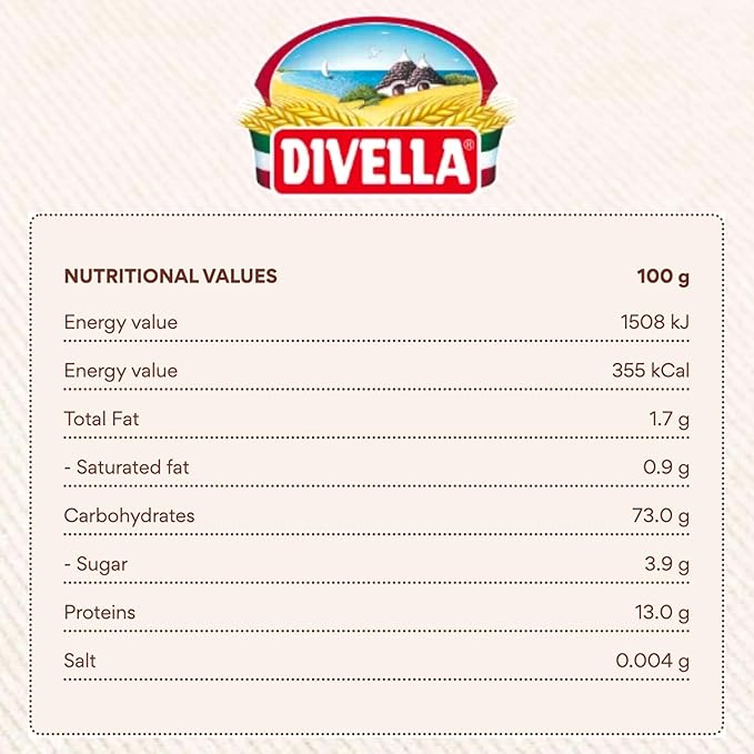 Divella Angel Hair Pasta #11 16 oz. (Capellini Pasta Pack of 3) - Authentic Italian Pasta Made with Durum Wheat Semolina Perfect 'Al Dente' Texture for Every Dish