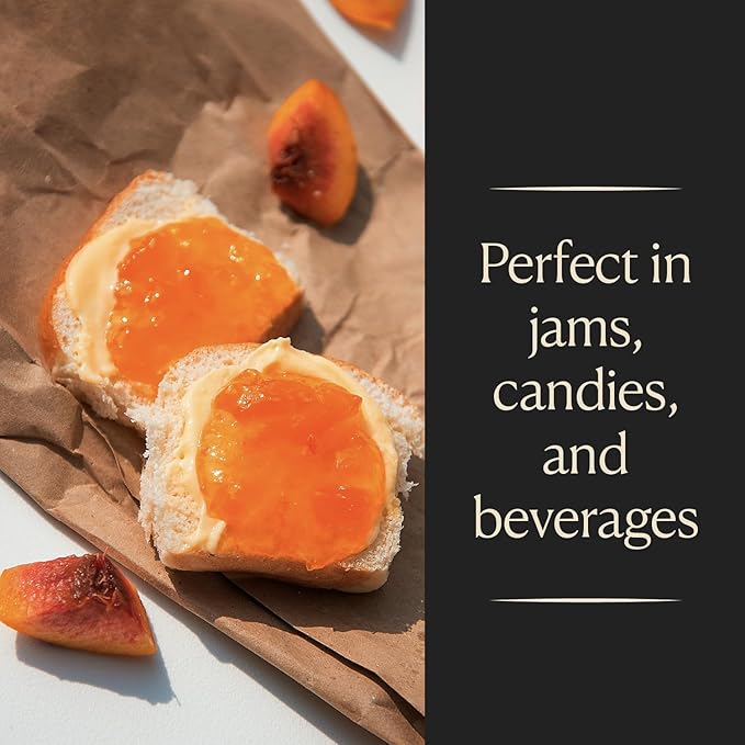 Cook's Peach Flavoring for Baking Preserves Ice Cream Jam Cakes 32oz