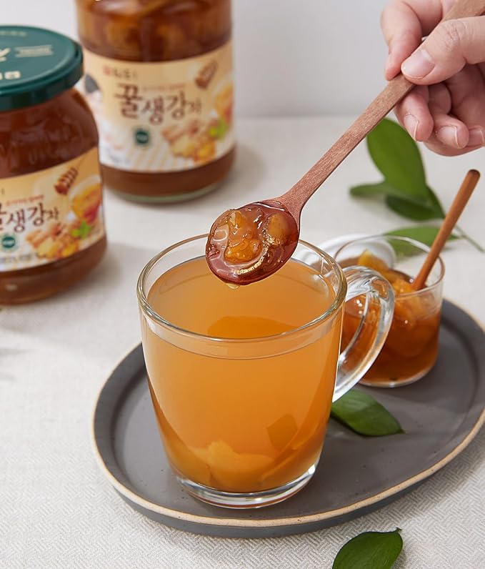 Damtuh Korean Honey Ginger Tea 2.2lb (35.3 fl oz) – Traditional Fruit Honey Tea Authentic Korean Ginger Marmalade Preserve