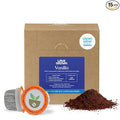Love Grown Compostable Coffee Pods - Compatible With Most Major Coffee Pod Brewer - 100% Arabica Plastic-Free Non-GMO - Vanilla Box of 15