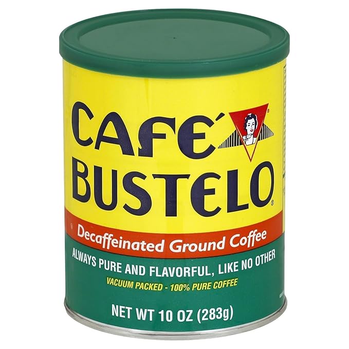 ONDAGO Cafe Bustelo Coffee Decaffeinated 10-ounce Cans | 2 pack | Bundled with Ondago Coffee Scoop
