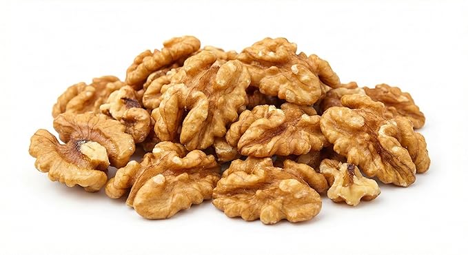 Dry Roasted California Walnut Halves &amp Pieces Unsalted Non-GMO Vegan Snack Bulk 35 lb (35 Pounds) Case for Baking Foodservice and Wholesale Use