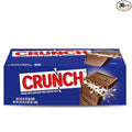 CRUNCH Full-Size Candy Bar Creamy Milk Chocolate with Crunchy Crisped Rice 36 Individually Wrapped Bars 1.55 oz Each