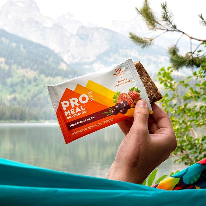 PROBAR - MEAL Bar Superfruit Slam Non-GMO Gluten-Free Healthy Plant-Based Whole-Food Ingredients Natural Energy (12 Count)