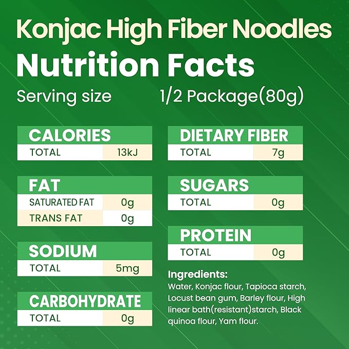 Ketoslim Mo High Fiber Konjac Noodles 2 Pack – Keto Vegan Paleo Low Carb Sugar-Free &amp Gluten-Free (15) | 15 Pack Keto Vegan Paleo Low Carb Sugar-Free