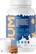 RAW Whey Isolate Protein Powder Milk &amp Cookie (CBUM Itholate) - 100% Grass-Fed Sports Nutrition Powder for Muscle Growth &amp Recovery - Low-Fat Low Carb Naturally Flavored - 25 Servings
