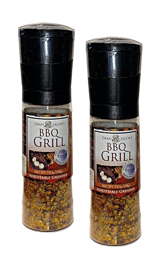 Generic BBQ Grill Seasoning Blend in Jumbo Grinder Mill Pack of 2