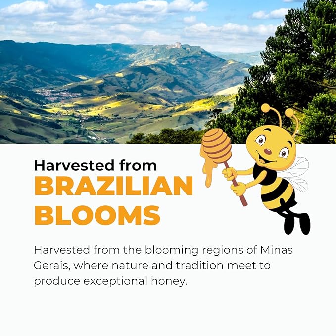 K&ampA HONEY Aroeira Blossom Organic Honey | USDA Certified Organic | Raw Premium Honey | Superfood with Unique Natural Antioxidants | Natural Sugar Alternative | 8.47 oz