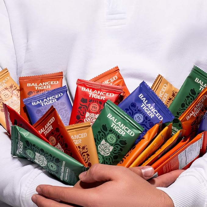Functional Mushroom Vegan Protein Bars | Made in USA | Full Dose Lions Mane Shitake Reishi &amp Maitake Bars | Plant Protein Bars w/Adaptogens &amp Superfoods | 12 Bars Variety Box