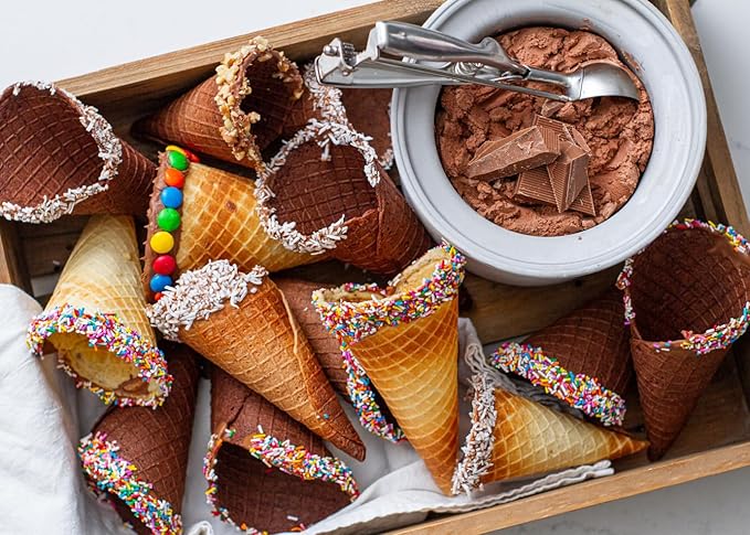 Chocolate Waffle Cone Mix By Dasher's Spice &amp Beans | Made in America | 5 lb