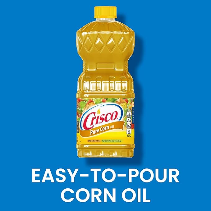 Crisco Pure Corn Oil 40 Fluid Ounce (Pack of 2)