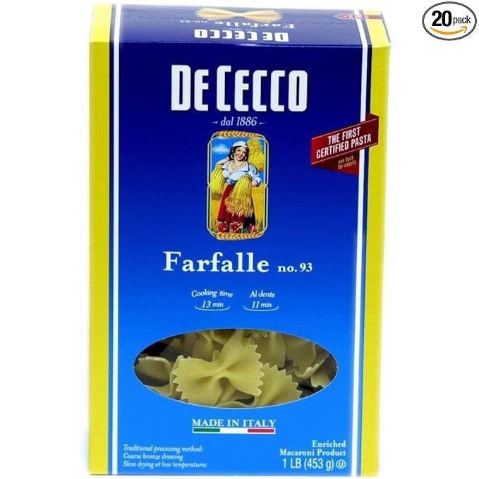 De Cecco Pasta Farfalle No. 93 16 oz
