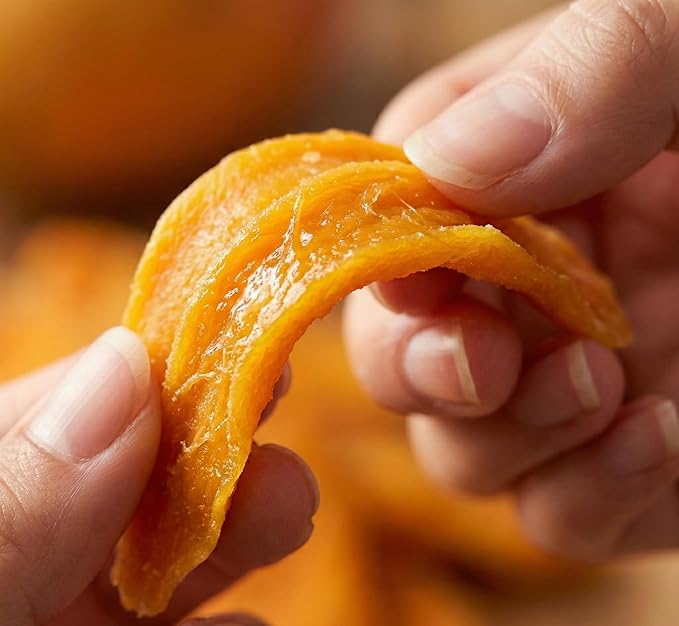 Taste Valley Dried Mango Slices (24 oz) - Naturally Ripened Unsweetened Dried Fruit - Soft &amp Chewy Healthy Snacks for Kids &amp Adults - Gluten Free Non-GMO Vegan - No Added Sugar (1.5 lbs Bulk