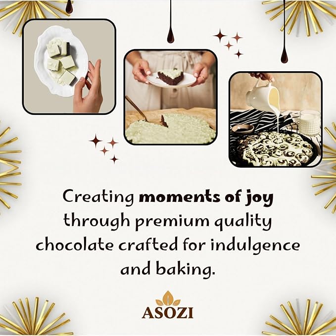 White Chocolate Melting Wafers 5lb - Premium White Chocolate Chips for Baking &amp Desserts - Smooth Melting Chocolate for Dipping Drizzling &amp Molding - Resealable Bag for Freshness