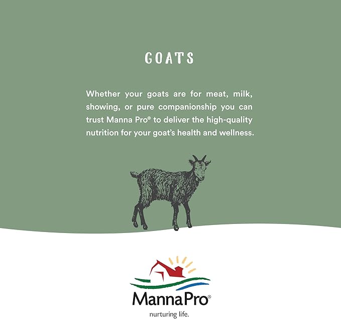 Manna Pro Goat Kid Milk Replacer High in Protein to Support Growth Powered by Opti-Gut to Support Gut Health &amp Digestion Easy-to-Mix Formula 4 lbs