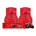 RED Delight®™ Dark Chocolate 12 Count Box of Grab N Go Travel Size Bars (0.92 Ounces Each) (4 Boxes - Total of 48 Bars)