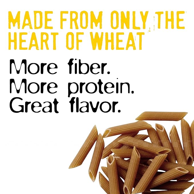 Garofalo - High Protein Penne Rigate Pasta | Premium Durum Wheat Semolina with 19g Protein &amp 12g Fiber | Italian Made Bronze-Drawn PGI Certified (16 oz 6-Pack)