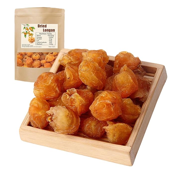 Premium Dried Longan Fruit 230g/8oz 100% Natural Longan Fruit Meat 桂圆肉 No Sugar Added &amp No Additive Healthy Snack Perfect for SnacksTeaporridgeDessert Cooking