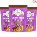 Paleonola Chocolate Fix Grain Free Granola 10 Oz Resealable Bag (Pack of 3) - Grainless Paleo Granola Blended w/Dried Cranberries &amp Coconut Organic Cacao Powder &amp Hazelnuts - Gluten &amp D